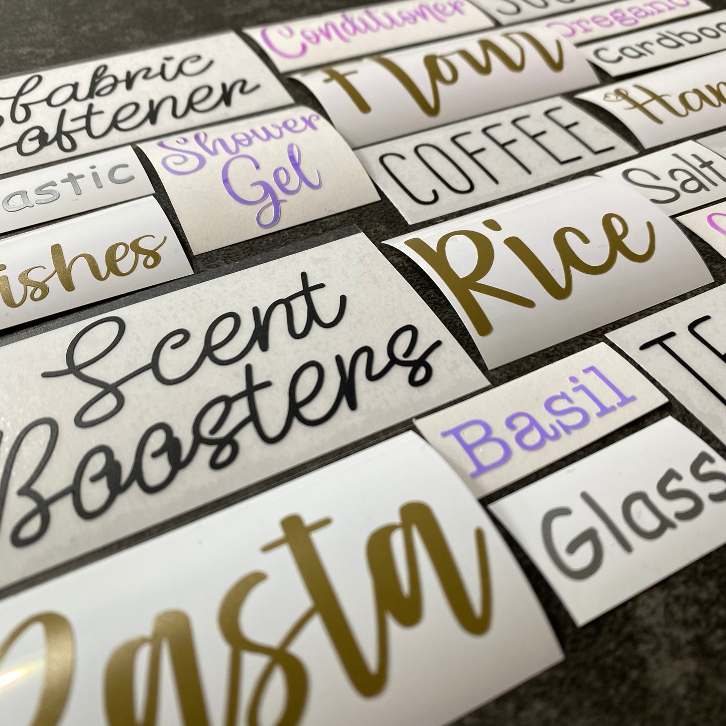 Etiquetas de organización personalizadas
