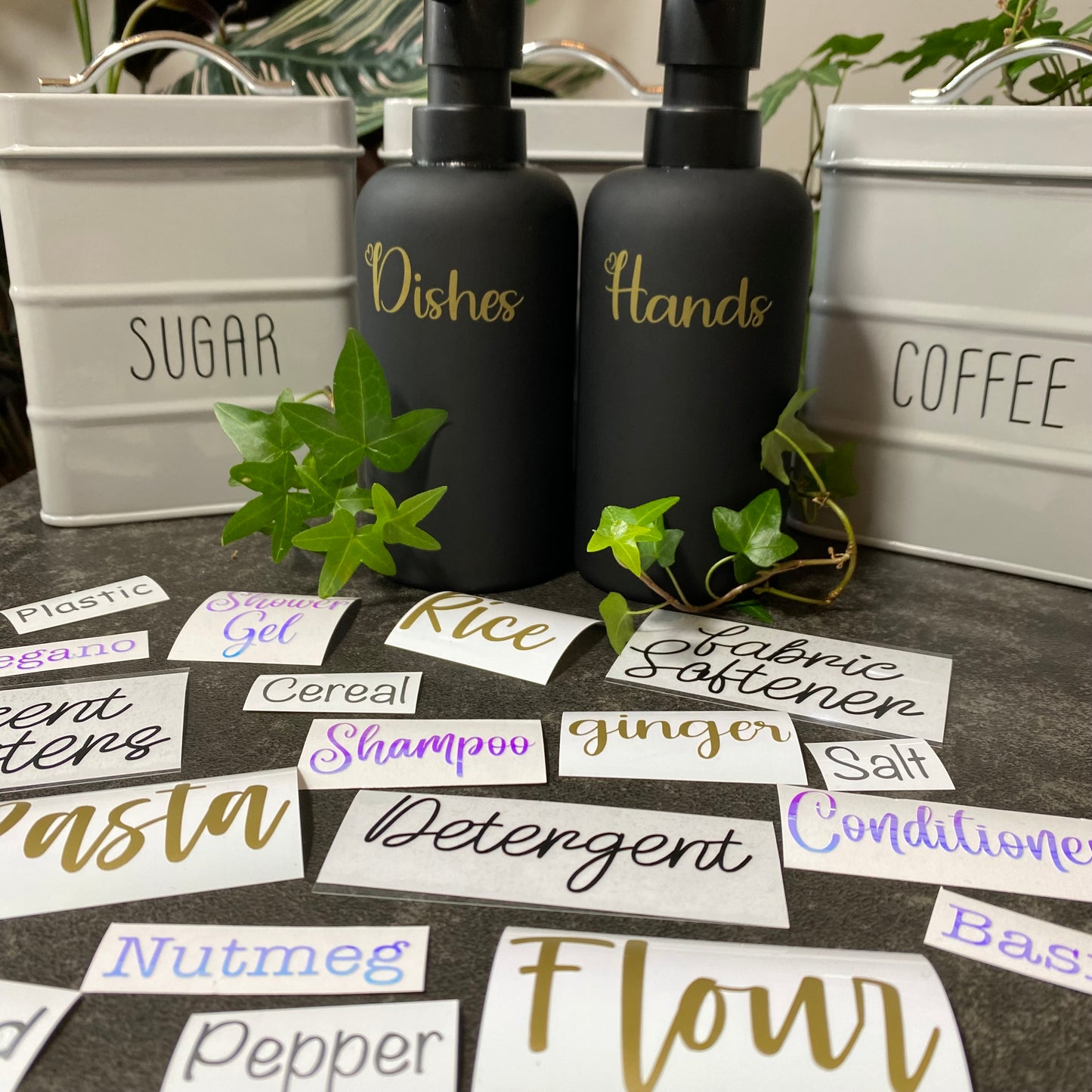 Etiquetas de organización personalizadas