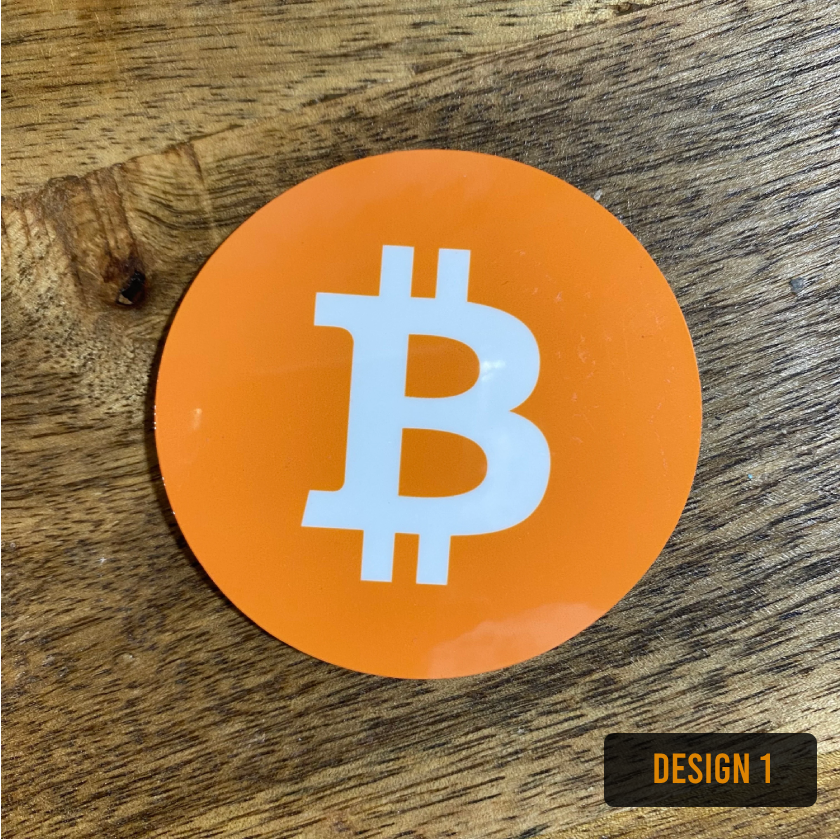 Pegatinas de Bitcoin (conjunto individual o completo)