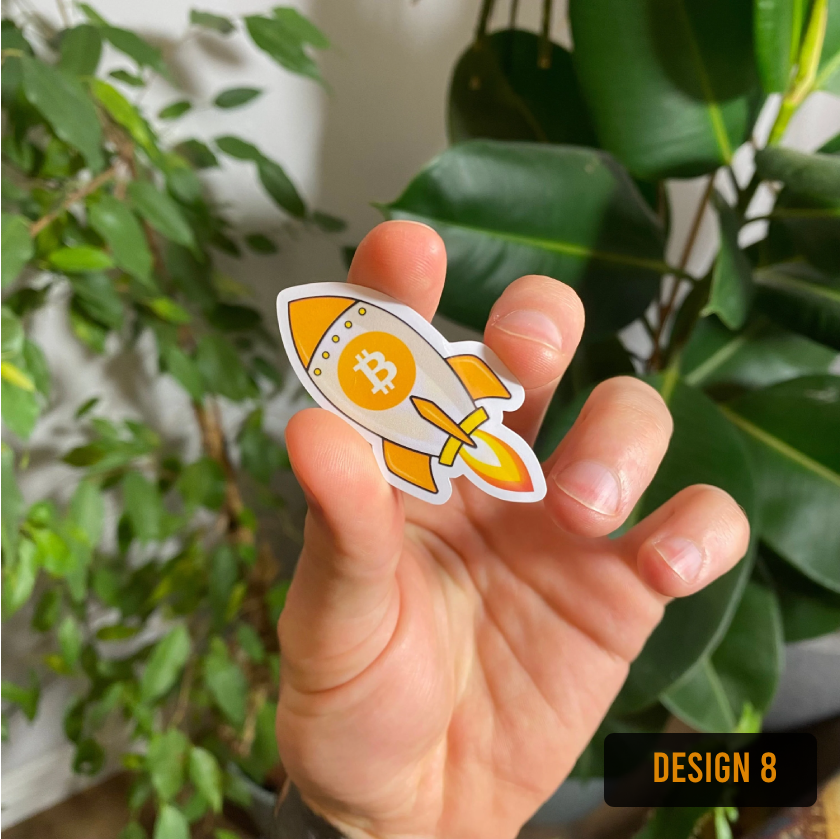 Pegatinas de Bitcoin (conjunto individual o completo)