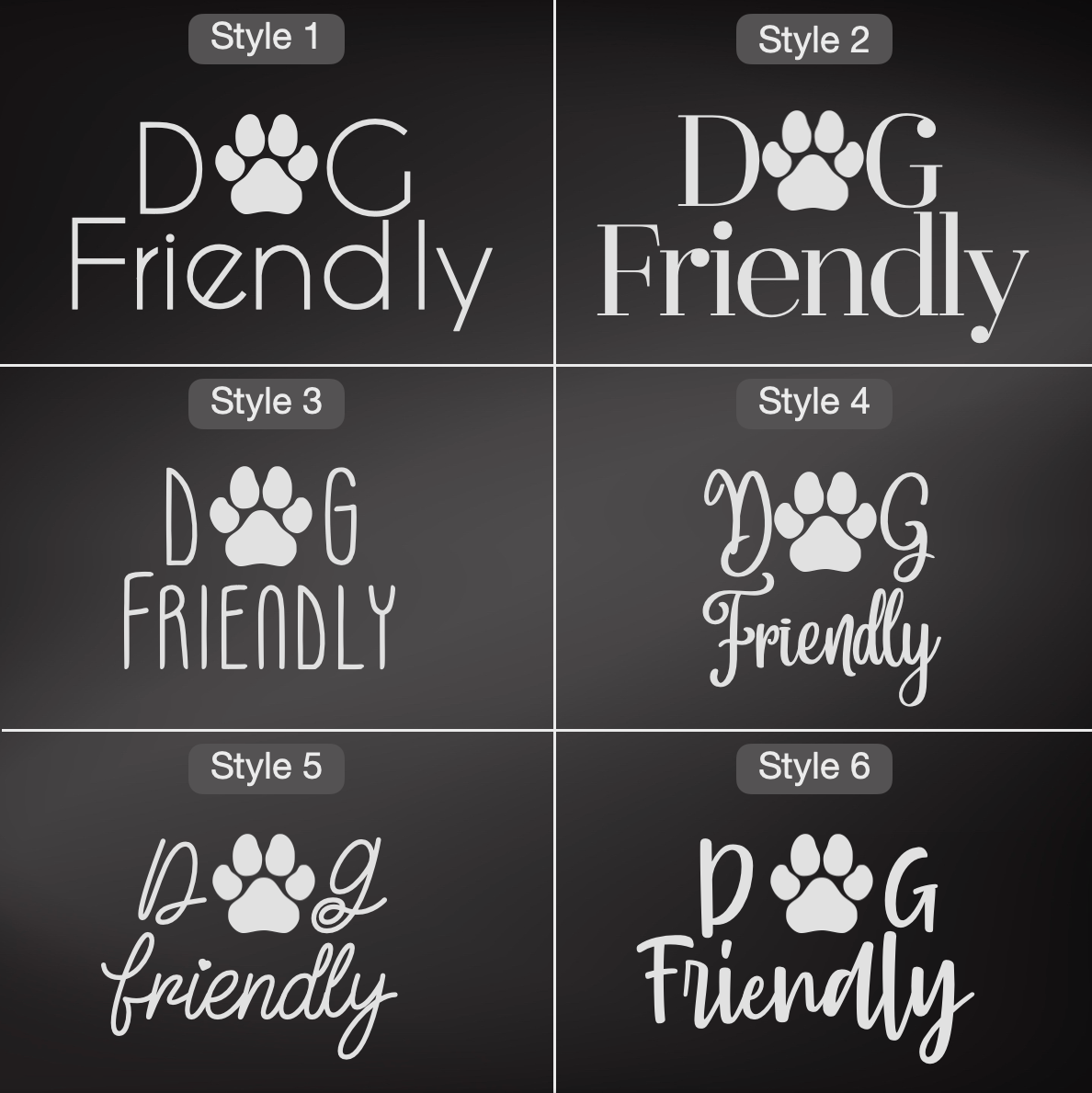 Pegatinas aptas para perros