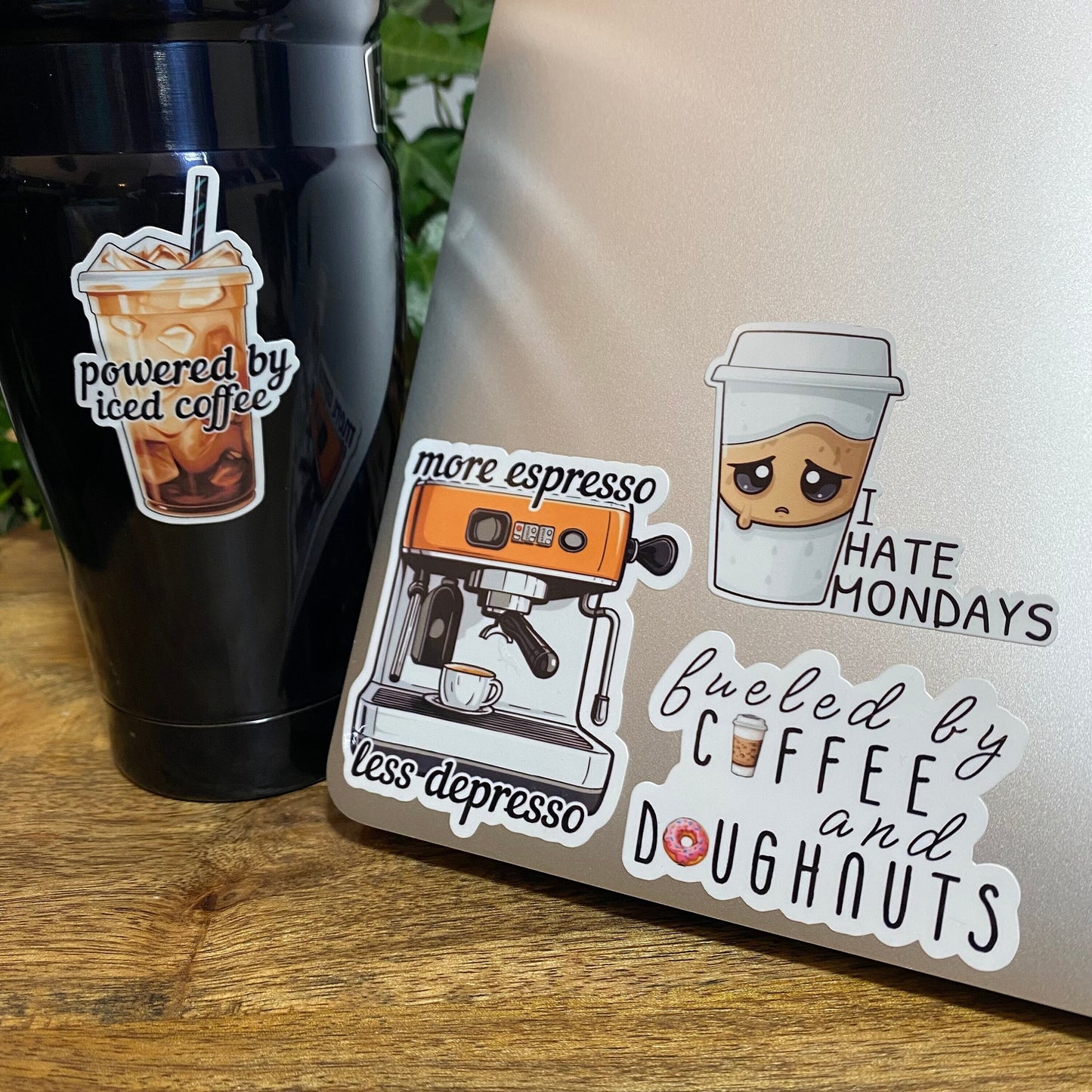 Pegatinas de café lindas