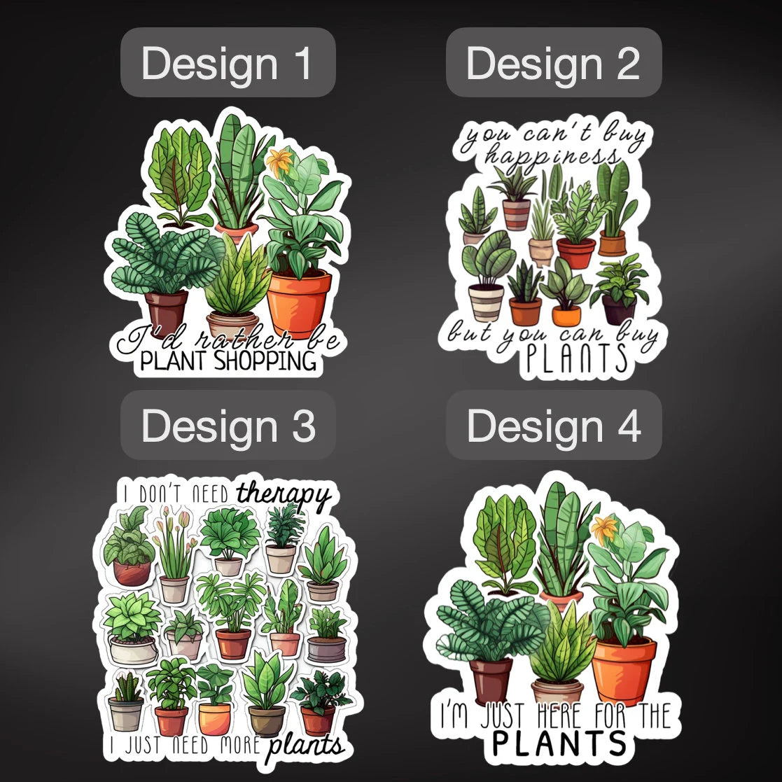 Pegatinas para plantas de interior