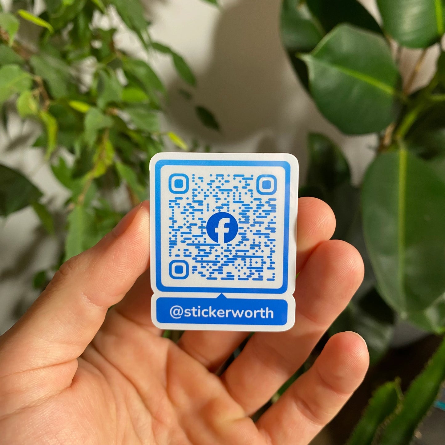 100 pegatinas con código QR
