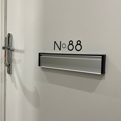 House Number Vinyl Decal