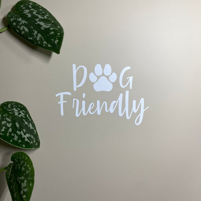 Dog Friendly Sticker