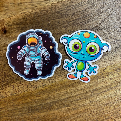 Cute Space Stickers