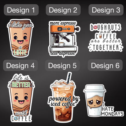 Cute Coffee Stickers