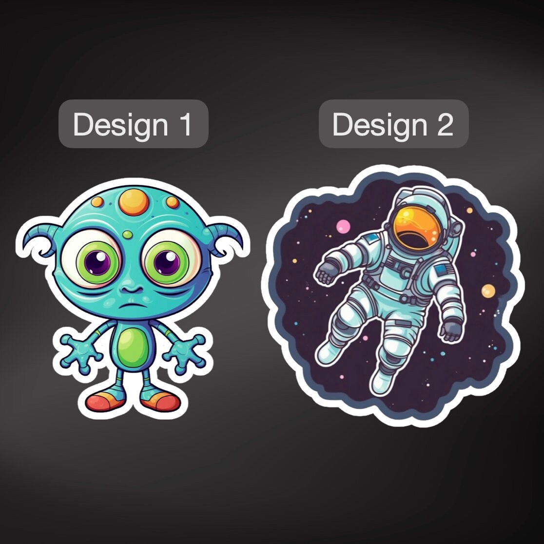 Cute Space Stickers