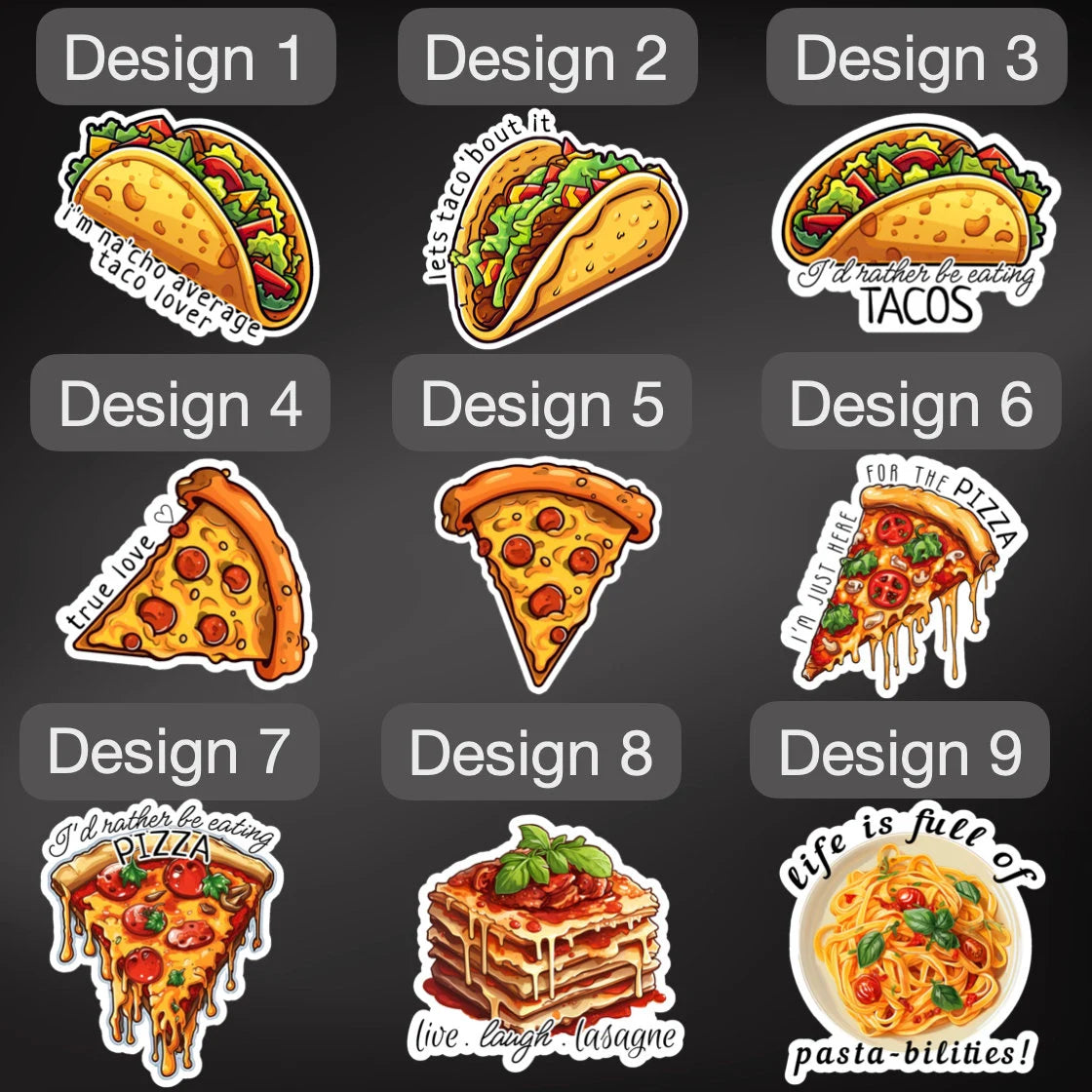 Cute Food Stickers