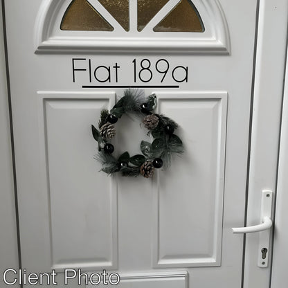 House Number Vinyl Decal