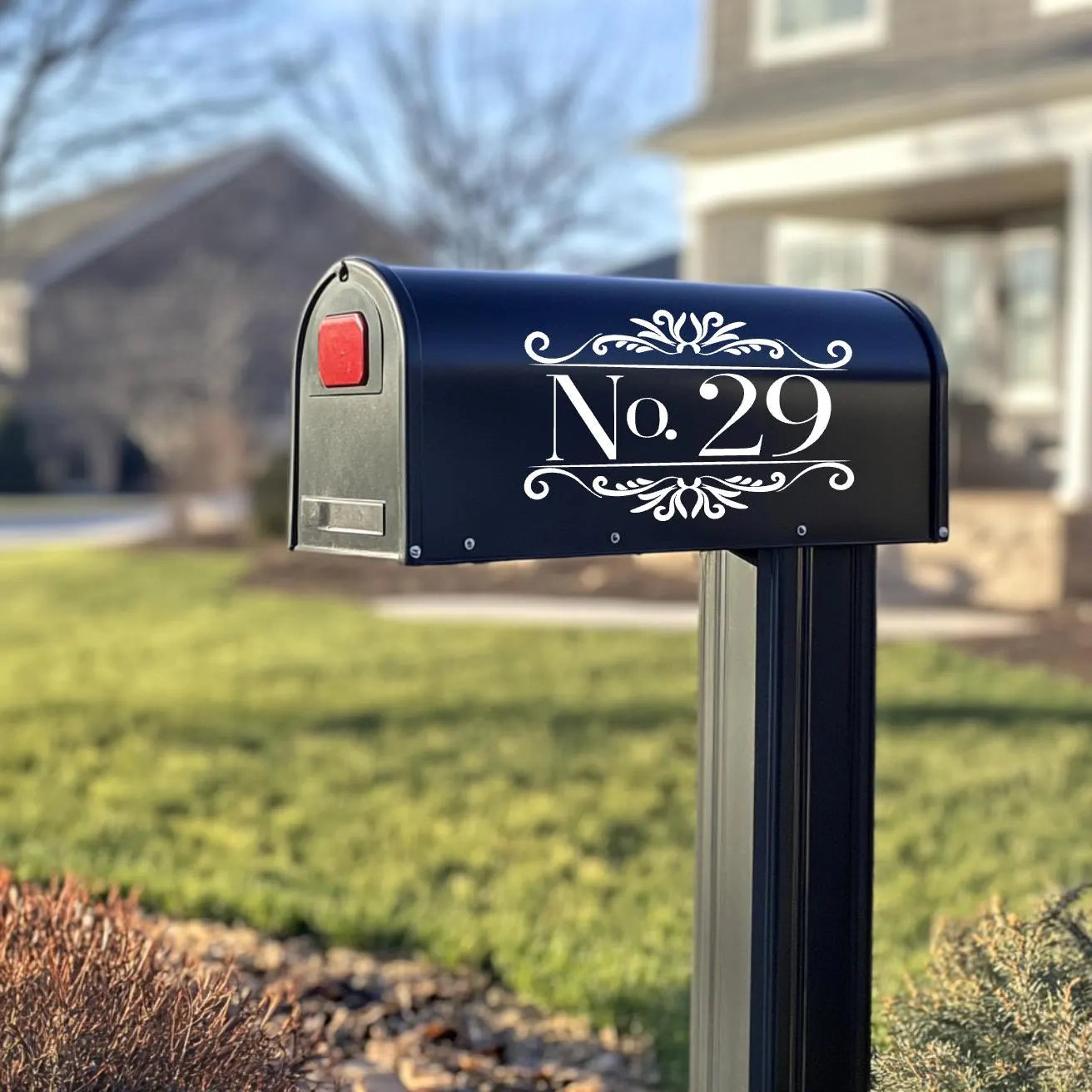 House Number Vinyl Decal - v2